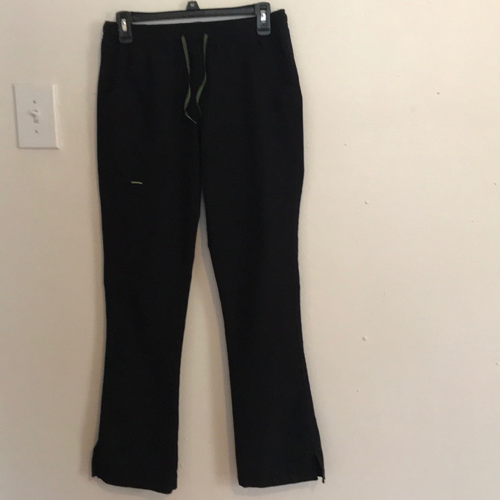 Black scrub pants